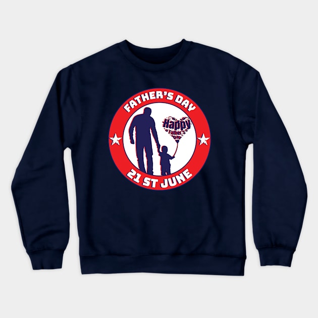 Father s day Crewneck Sweatshirt by DJOU